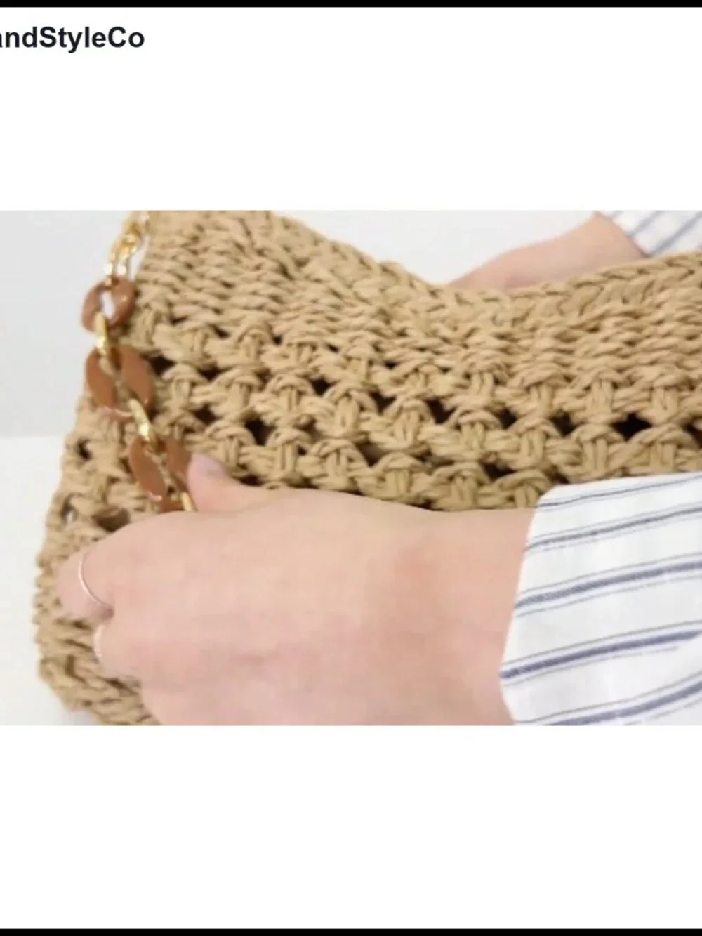 Small Straw Woven Crossbody Bag Shoulder Purse Women Boho Beach